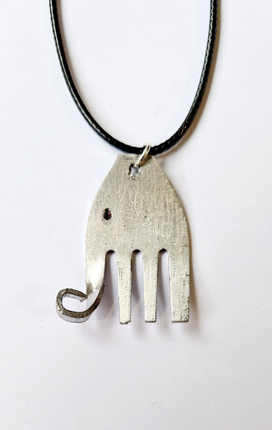 Stainless Steel Elephant Necklace