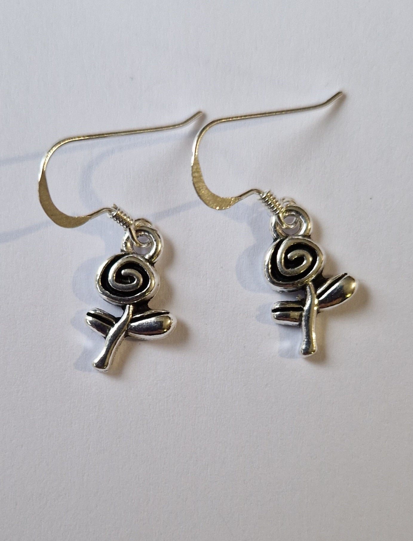 Simple Rose Earrings
